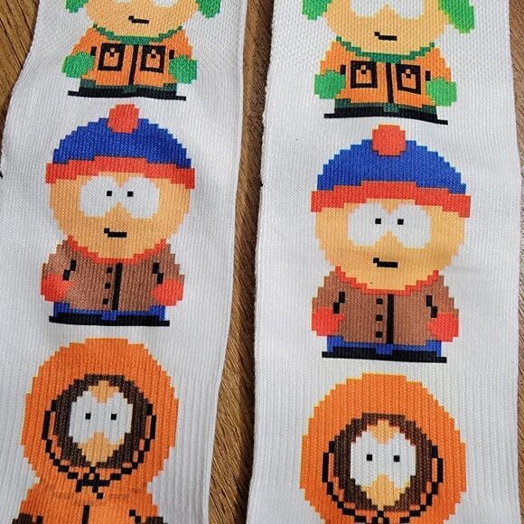 Odd Sox X South Park Crew Lenght Socks Size Large L Kenny Cartman Kyle Stan New - Picture 4 of 8